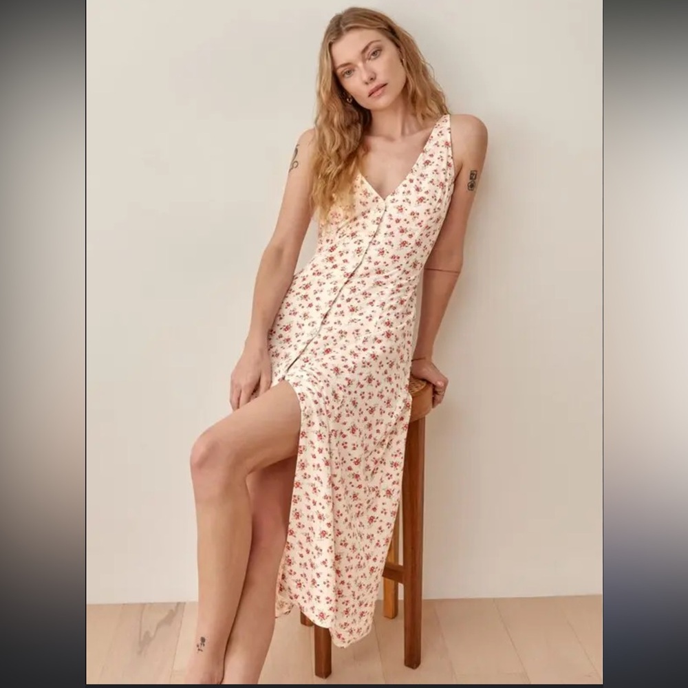 Reformation Luke Dress: Collette Size 2 - Picture 1 of 10